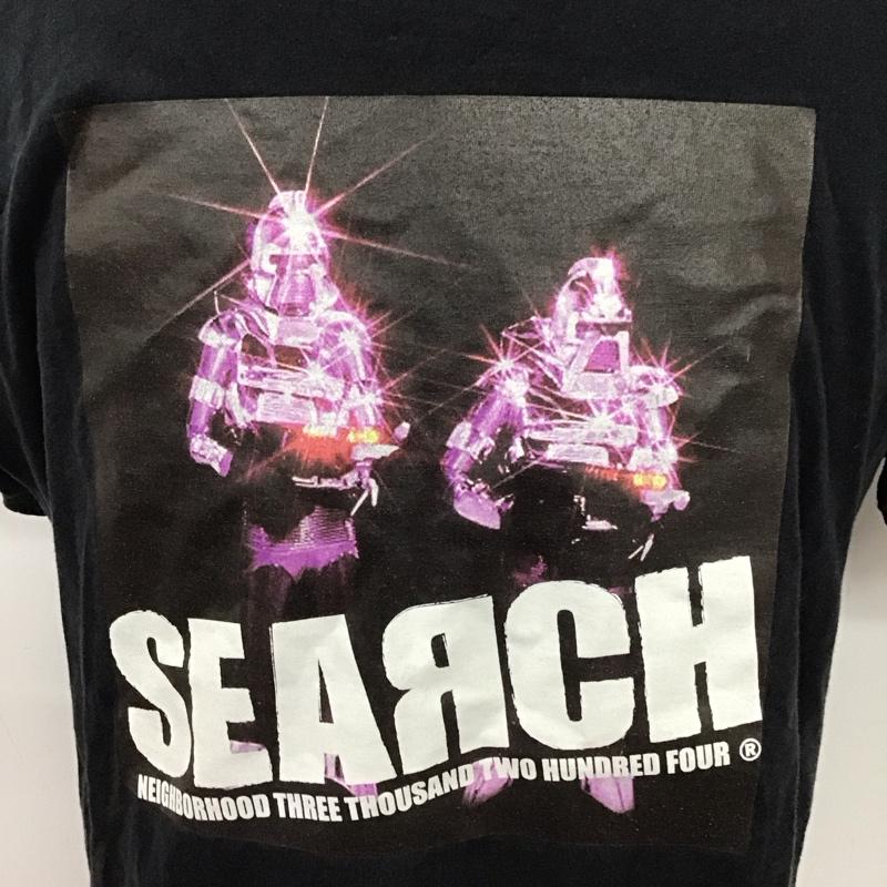 ネイバーフッド NEIGHBORHOOD Tシャツ 半袖 クルーネック プリント 2 ロゴ、文字 黒 / ブラック /  メンズ USED 古着 中古 10123010