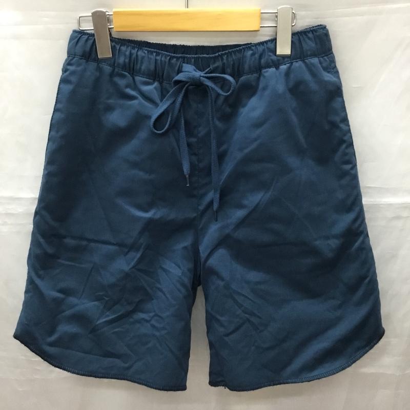ニコアンド niko and... パンツ ショートパンツ ショートパンツ ハーフパンツ カジュアルパンツ リバーシブル フリースパンツ 3 無地 紺 / ネイビー /  メンズ USED 古着 中古 10113874