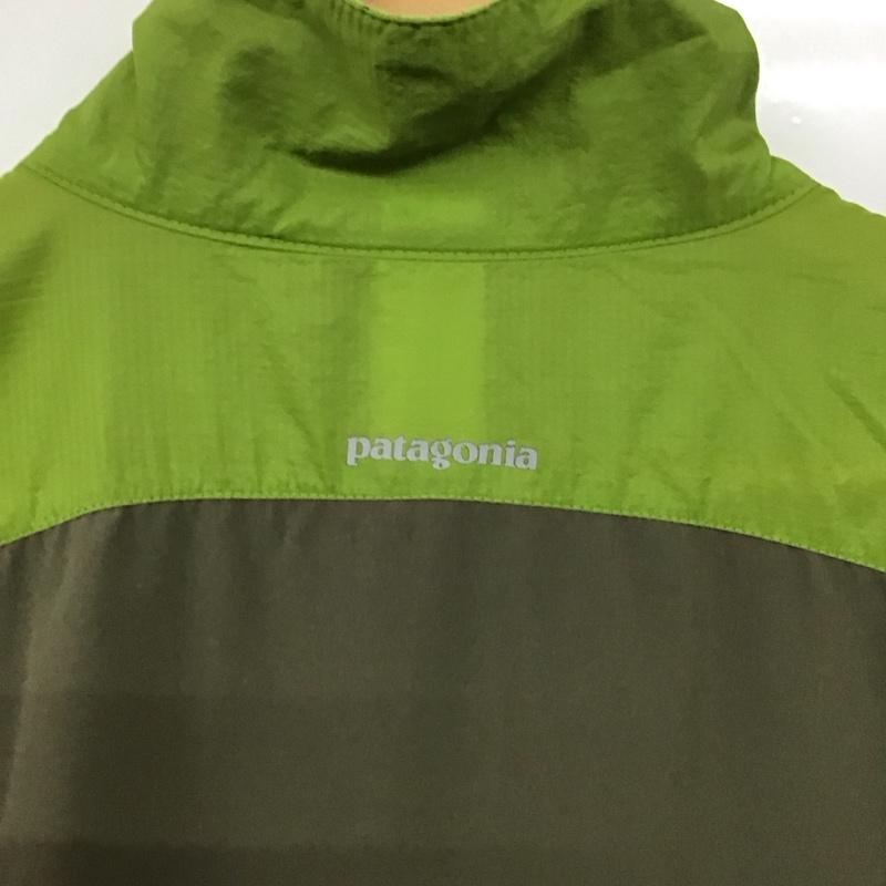 パタゴニア patagonia ジャケット、上着 ジャンパー、ブルゾン M ロゴ、文字 X プリント 緑 / グリーン /  メンズ USED 古着 中古 10143293