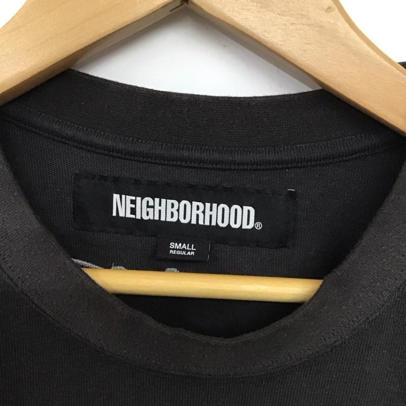 ネイバーフッド NEIGHBORHOOD Tシャツ 半袖 231lpnh-csm02 クロスエンブロイダリクルーネック 長袖カットソー S ロゴ、文字 灰 / グレー /  メンズ USED 古着 中古 10132289