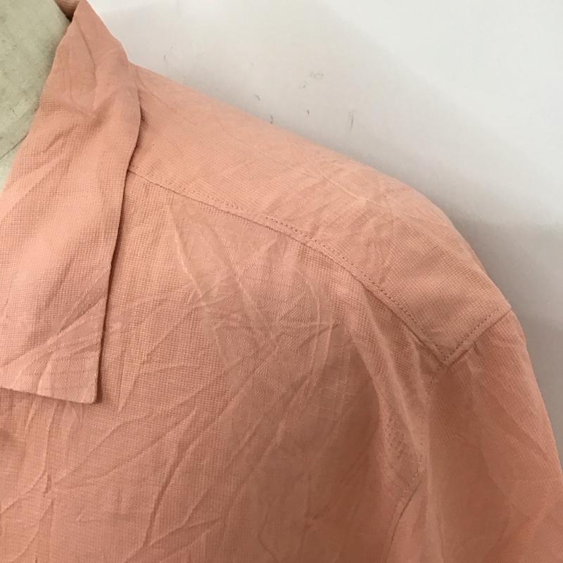 トミーバハマ Tommy Bahama シャツ、ブラウス 半袖 141-T37373 シルク 開襟シャツ オープンカラー XL 総柄 桃 / ピンク /  メンズ USED 古着 中古 10121340