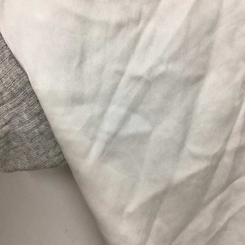 ザラ ZARA カットソー 半袖 5584 027 827 前後切替プルオーバー M 無地 灰 / グレー / X 白 / ホワイト /  レディース USED 古着 中古 10133705