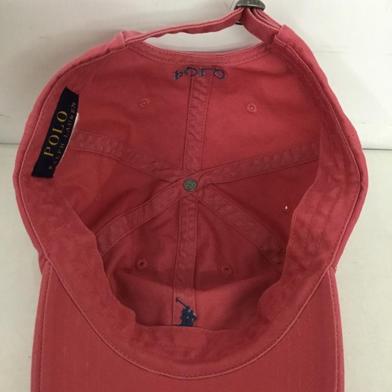ポロラルフローレン POLO RALPH LAUREN 帽子 キャップ ワンポイント 桃 / ピンク /  メンズ USED 古着 中古 10144326