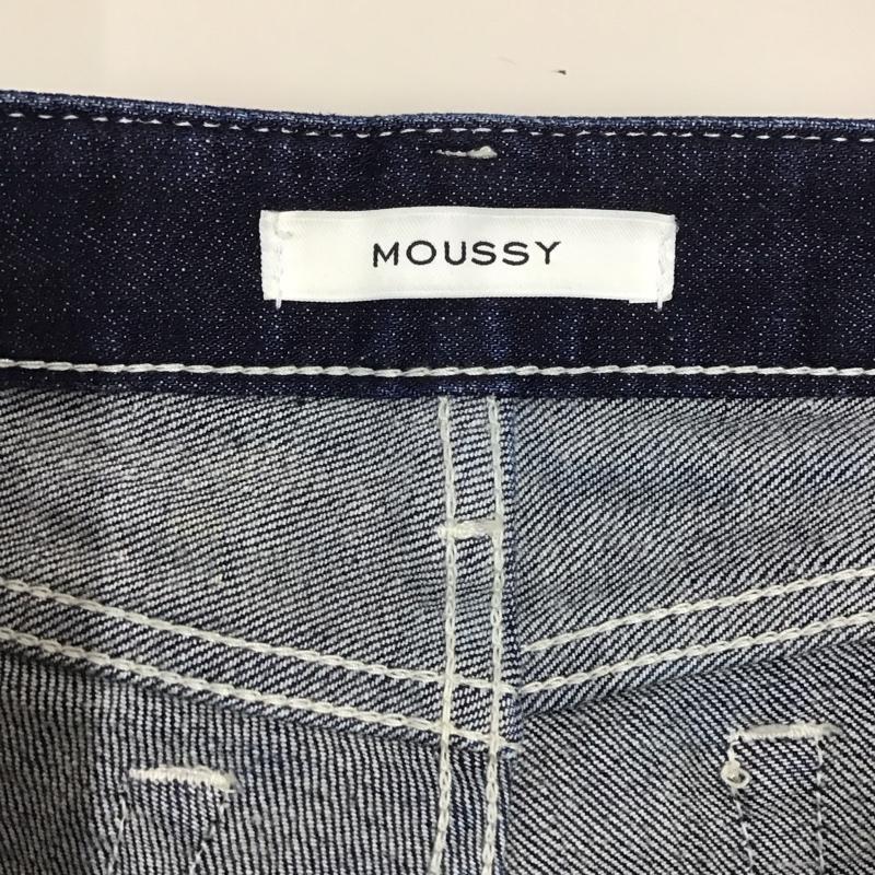 マウジー MOUSSY パンツ デニム、ジーンズ 029ASA12-0010 カットオフデニム スリムパンツ ストレッチパンツ 無地 インディゴ / インディゴ /  レディース USED 古着 中古 10116935