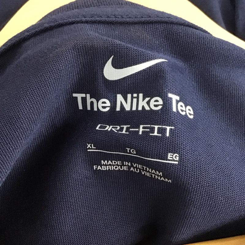 ナイキ NIKE Tシャツ 半袖 fq3631-451 USA24TEAMOLY24S/STEE 半袖カットソー プリントTシャツ XL プリント 紺 / ネイビー /  メンズ USED 古着 中古 10132565