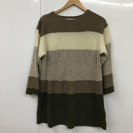 サニーレーベルアーバンリサーチ Sonny Label URBAN RESEARCH ニット、セーター 長袖 FREE 無地 白 / ホワイト / X 茶 / ブラウン / X カーキ / カーキ /  レディース USED 古着 中古 10120169