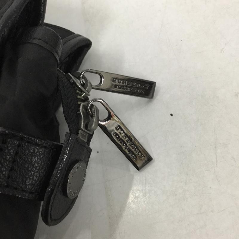 バーバリーブラックレーベル BURBERRY BLACK LABEL ブリーフケース、書類かばん ブリーフケース、書類かばん チェック ロゴ、文字 黒 / ブラック /  メンズ USED 古着 中古 10140437