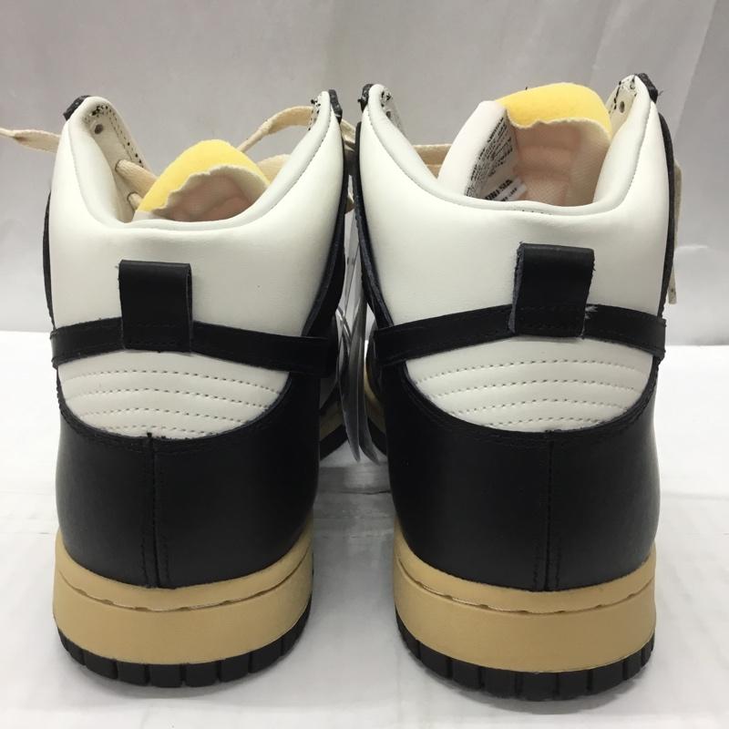 ナイキ NIKE スニーカー スニーカー DZ4732 133 WMNS DUNK HIGH SE 27.5cm 箱有 27.5cm ロゴ、文字 白 / ホワイト / X 黒 / ブラック /  メンズ USED 古着 中古 10110641