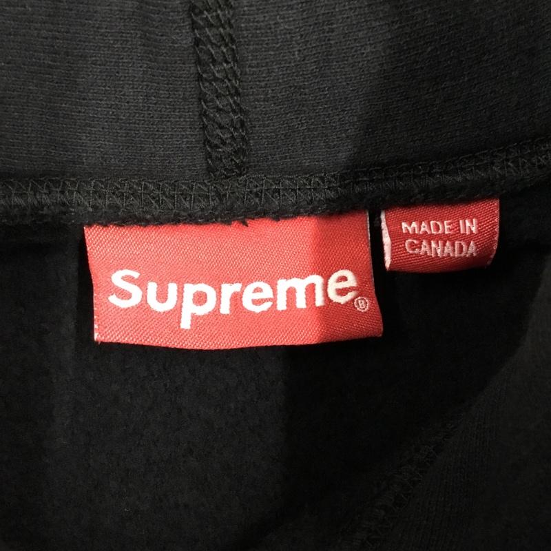 シュプリーム Supreme パーカー 長袖 2018年秋冬 GradientSleeveHoodedSweatshirt 長袖パーカー プリントスウェット M ロゴ、文字 黒 / ブラック /  メンズ USED 古着 中古 10114084
