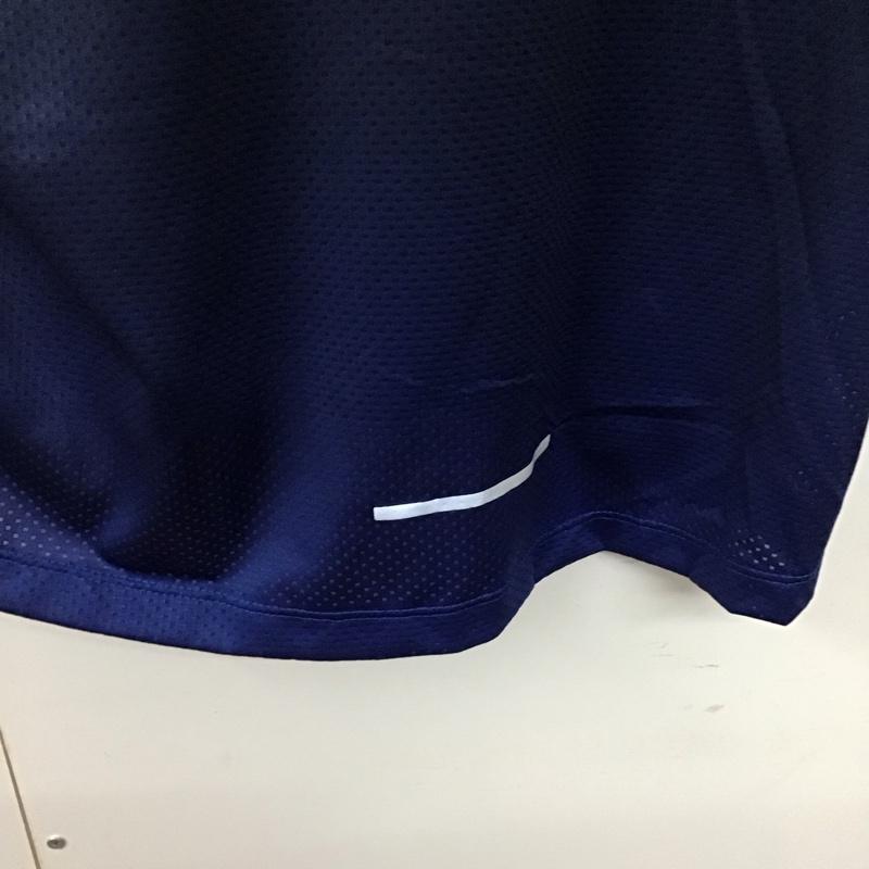 ナイキ NIKE Tシャツ 半袖 AQ4931-492 DRI-FIT パックプリント スポーツウェア トレーニングウェア タグ付き L ロゴ、文字 紺 / ネイビー /  メンズ USED 古着 中古 10135576