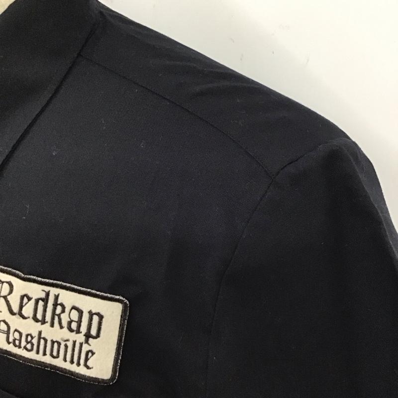 レッドキャップ RED KAP シャツ、ブラウス 半袖 半袖シャツ カラーシャツ 半袖カットソー ボタンダウンシャツ L ロゴ、文字 黒 / ブラック /  メンズ USED 古着 中古 10120000