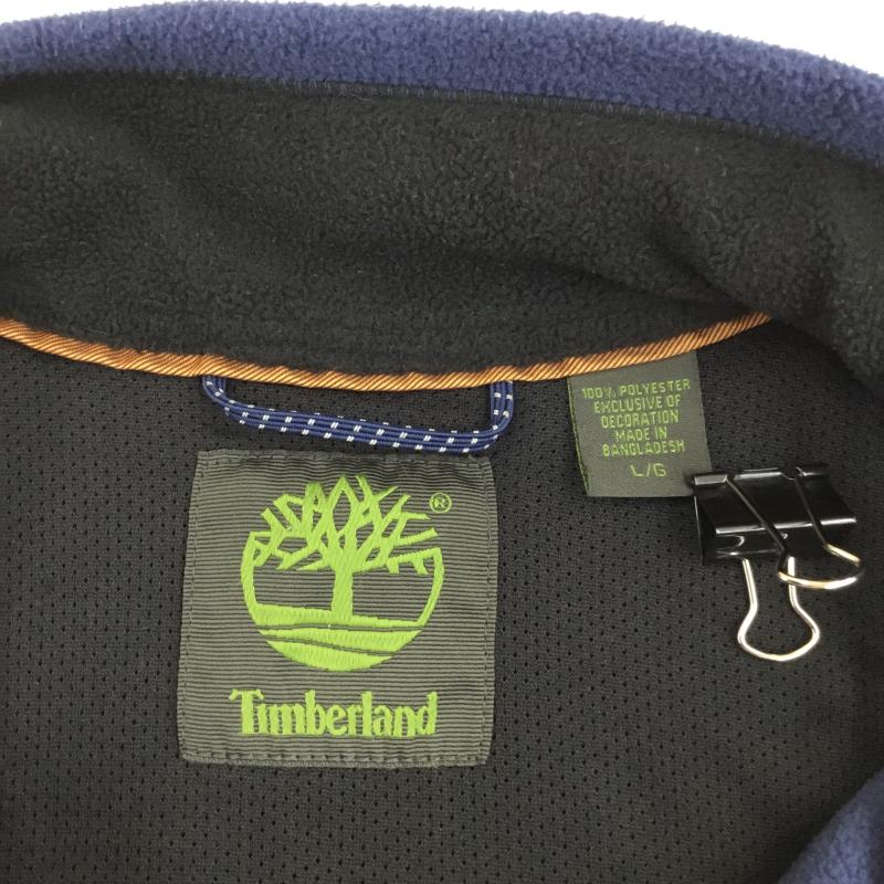 ティンバーランド Timberland ジャケット、上着 ジャケット、ブレザー 581E049 L ロゴ、文字 青 / ブルー /  メンズ USED 古着 中古 10138528