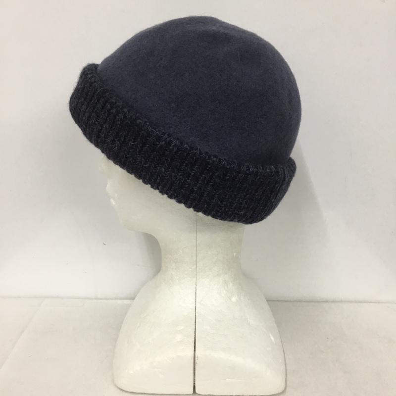 古着 USED 帽子 ニット帽 chisaki ロールキャップ HARU 無地 紺 / ネイビー /  レディース USED 古着 中古 10143990