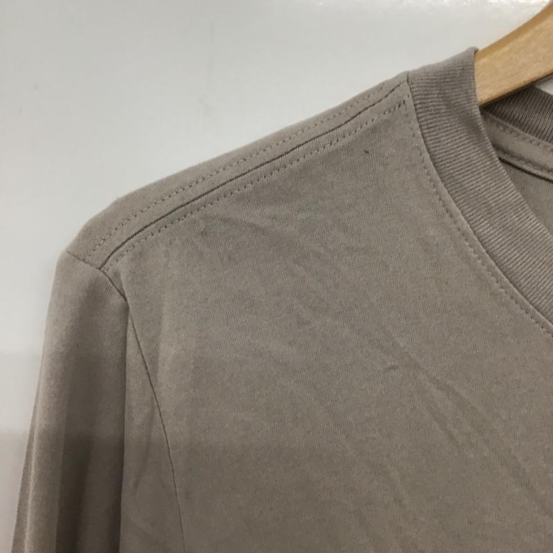 ナイキ NIKE カットソー 長袖 ao0653-033 長袖カットソー プリントTシャツ クルーネック S ロゴ、文字 灰 / グレー /  メンズ USED 古着 中古 10133678