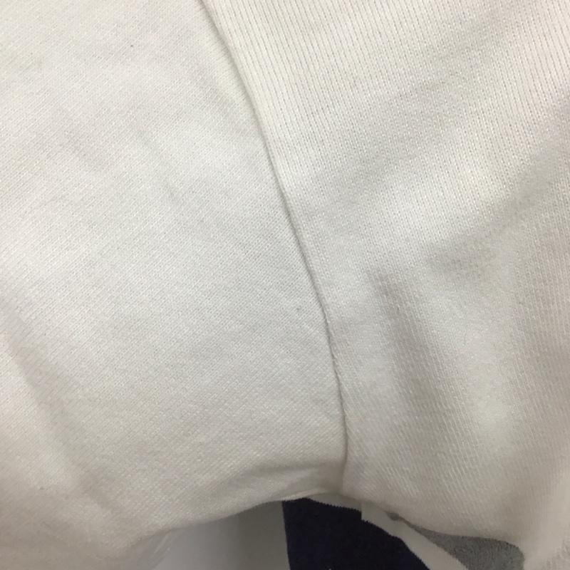 アヴィレックス AVIREX カットソー 半袖 半袖カットソー ヘンリーネックカットソー L ロゴ、文字 白 / ホワイト /  メンズ USED 古着 中古 10125733