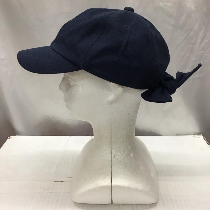 ロペピクニック ROPE  PICNIC 帽子 キャップ GIU-4700-A バックリボン 無地 紺 / ネイビー /  レディース USED 古着 中古 10118905