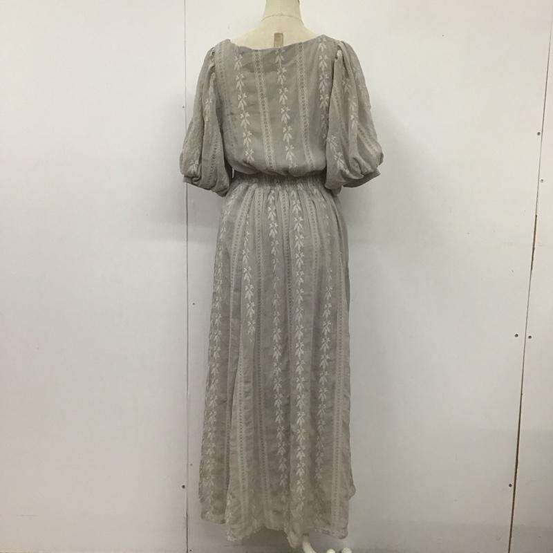 アルシーヴ archives ワンピース ロングスカート FREE 刺繍 灰 / グレー /  レディース USED 古着 中古 10108664