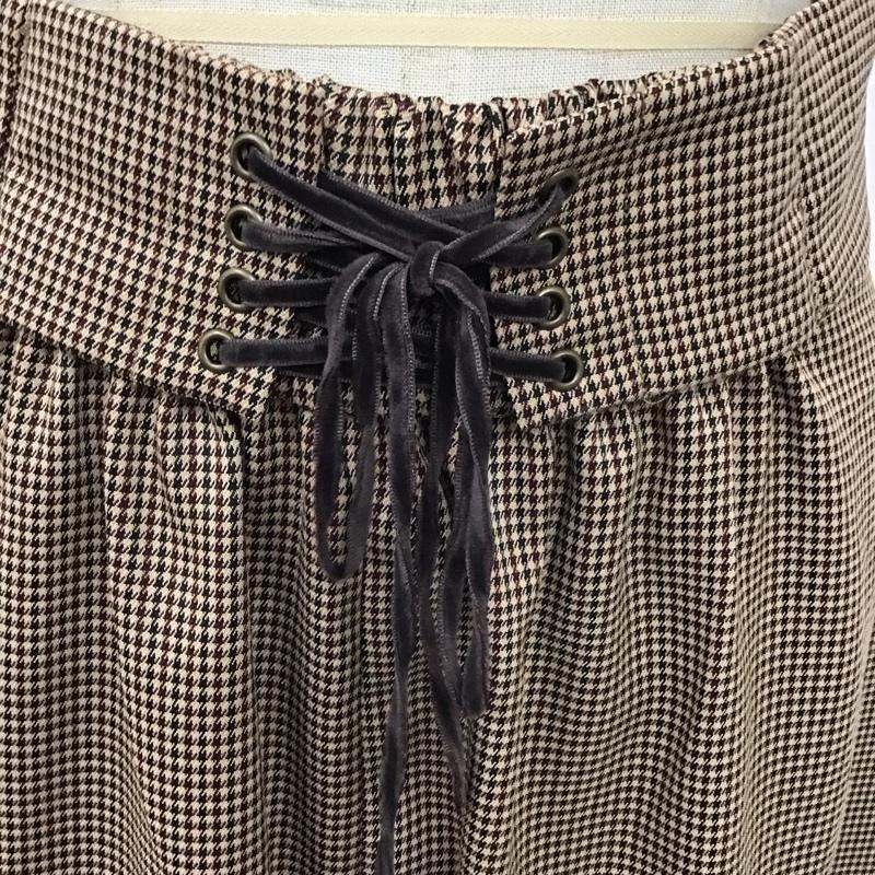イング INGNI スカート ロングスカート ロングスカート フレアスカート カジュアルスカート M チェック マルチカラー / マルチカラー /  レディース USED 古着 中古 10118614