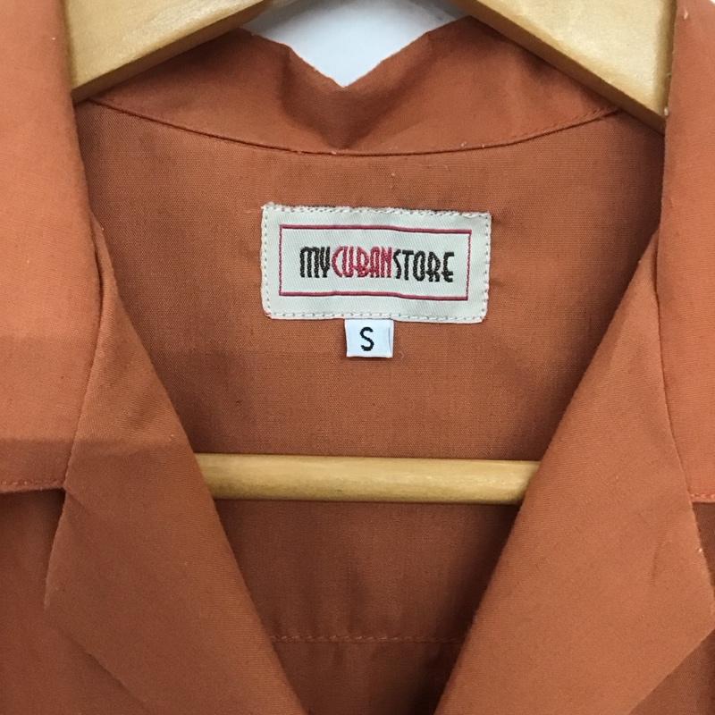 古着 USED シャツ、ブラウス 半袖 半袖シャツ キューバシャツ カジュアルシャツ S 刺繍 橙 / オレンジ /  メンズ USED 古着 中古 10132697