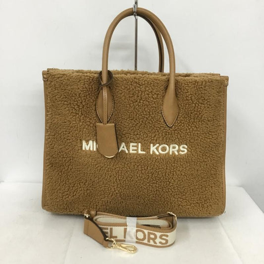 マイケルコース MICHAEL KORS トートバッグ トートバッグ 35F4G7ZT2Y ショルダー 2WAY ロゴ、文字 キャメル / キャメル /  レディース USED 古着 中古 10136697