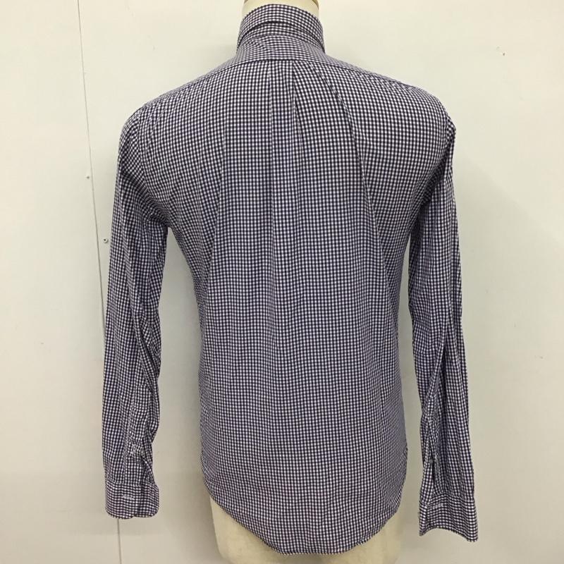 ディア ザムラーソロ Der SAMMLER SOLO シャツ、ブラウス 長袖 長袖シャツ チェックシャツ カラーシャツ ボタンダウンシャツ S チェック 白 / ホワイト / X 青 / ブルー /  メンズ USED 古着 中古 10125330