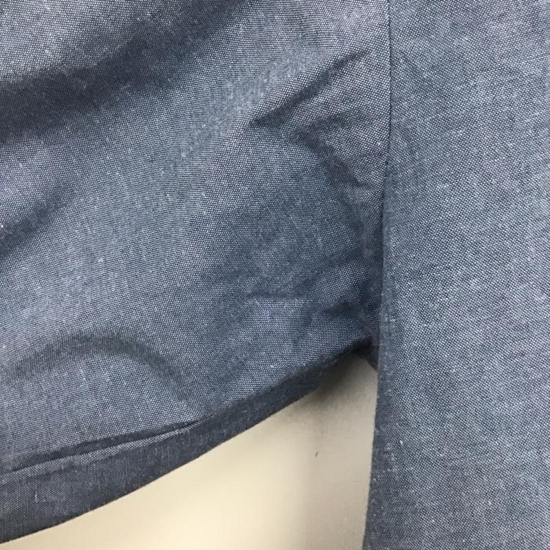 ディッキーズ Dickies シャツ、ブラウス 長袖 長袖シャツ 無地シャツ カラーシャツ XL 無地 インディゴ / インディゴ /  メンズ USED 古着 中古 10134699