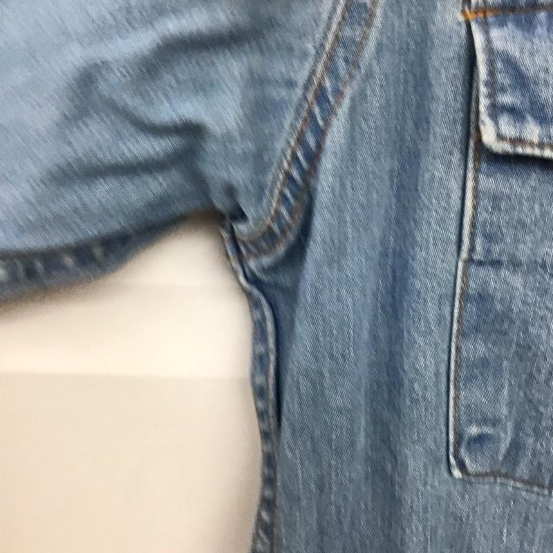 リーバイス Levi s シャツ、ブラウス 長袖 デニムシャツ 長袖シャツ M 無地 インディゴ / インディゴ /  メンズ USED 古着 中古 10150406