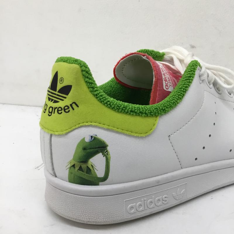 アディダス adidas スニーカー スニーカー GZ3098 STAN SMITH PRIMEGREEN KERMIT 27.0cm キャラクター 白 / ホワイト / X 緑 / グリーン /  メンズ USED 古着 中古 10141699