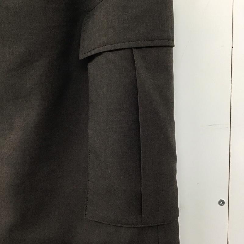 スローブイエナ SLOBE IENA スカート ロングスカート ロングスカート タイトスカート ジップアップスリット 38インチ 無地 茶 / ブラウン /  レディース USED 古着 中古 10142722