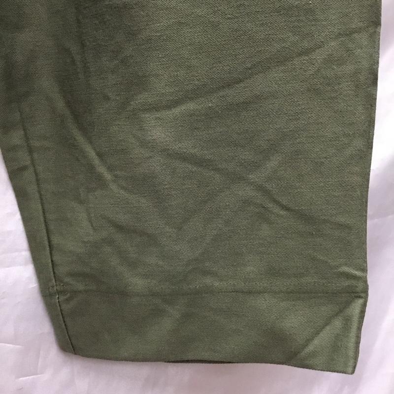 レリューム relume パンツ ワークパンツ、ペインターパンツ 22-030-464-0420-2-0 ワイドパンツ ストレッチパンツ カジュアルパンツ L 無地 カーキ / カーキ /  メンズ USED 古着 中古 10121965