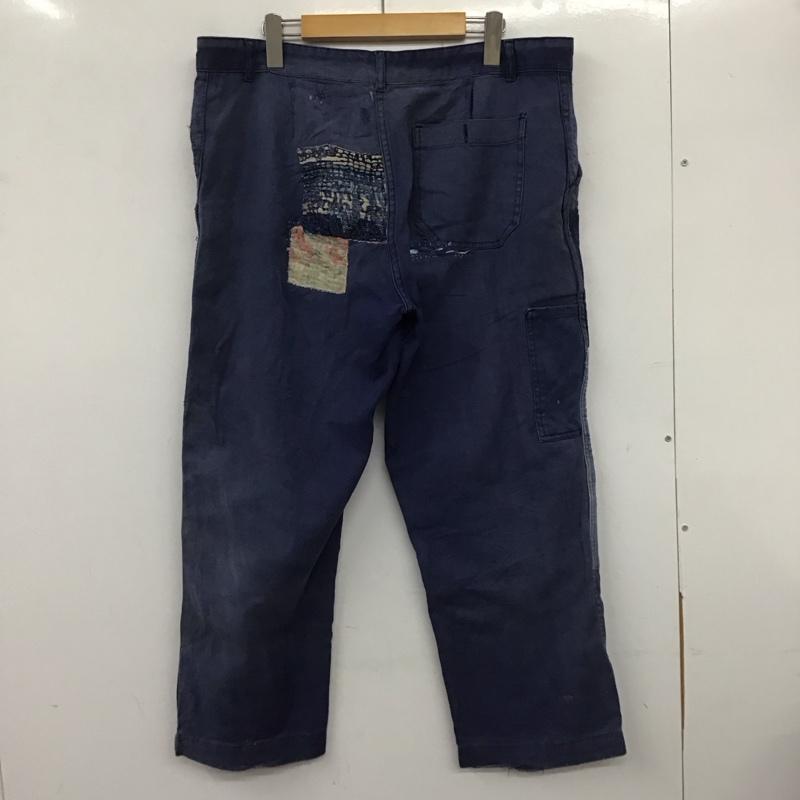 古着 USED パンツ デニム、ジーンズ デニムパンツ ワイドパンツ カジュアルパンツ 無地 青 / ブルー /  メンズ USED 古着 中古 10140621