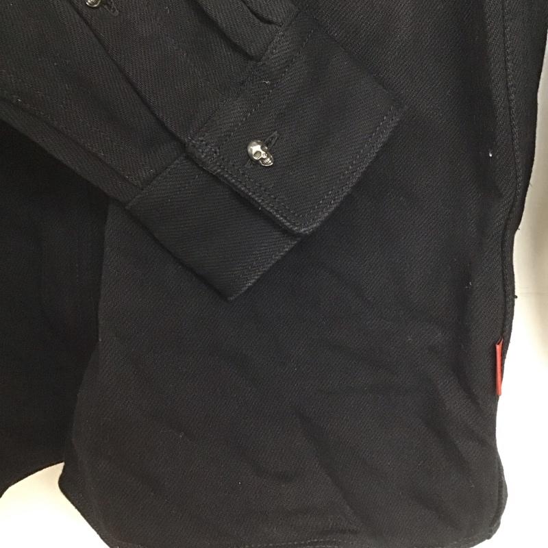 ウィンダンシー WIND AND SEA シャツ、ブラウス 長袖 wds-c-jrn-26-q1-sh-01 JERONSHIRT JeronBraxton 長袖シャツ L 無地 黒 / ブラック /  メンズ USED 古着 中古 10144483