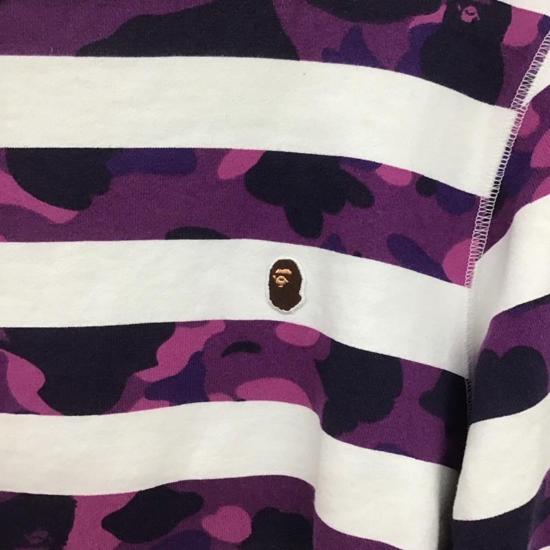 アベイシングエイプ A BATHING APE トレーナー 長袖 長袖トレーナー スウェット クルーネック プルオーバー M プリント マルチカラー / マルチカラー /  メンズ USED 古着 中古 10146825