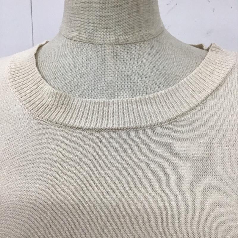 ザラ ZARA ワンピース ロングスカート 半袖ロングワンピース ボーダーワンピース M ボーダー柄 ベージュ / ベージュ /  レディース USED 古着 中古 10117939