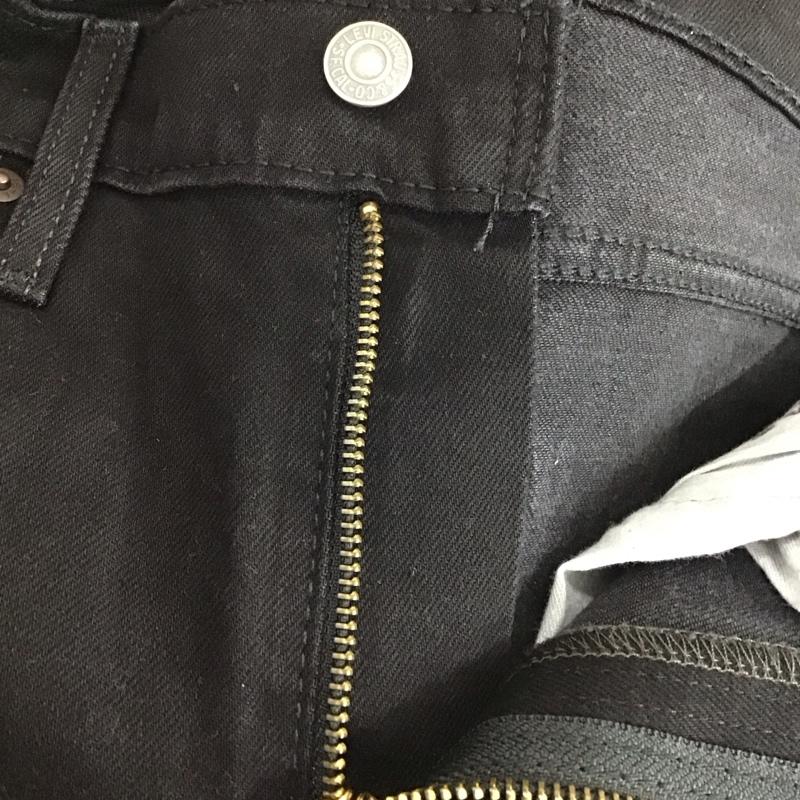 リーバイストラウスアンドコー Levi Strauss & co. パンツ デニム、ジーンズ デニムパンツ スリムパンツ ジーンズ ストレッチパンツ 34 無地 黒 / ブラック /  メンズ USED 古着 中古 10119465