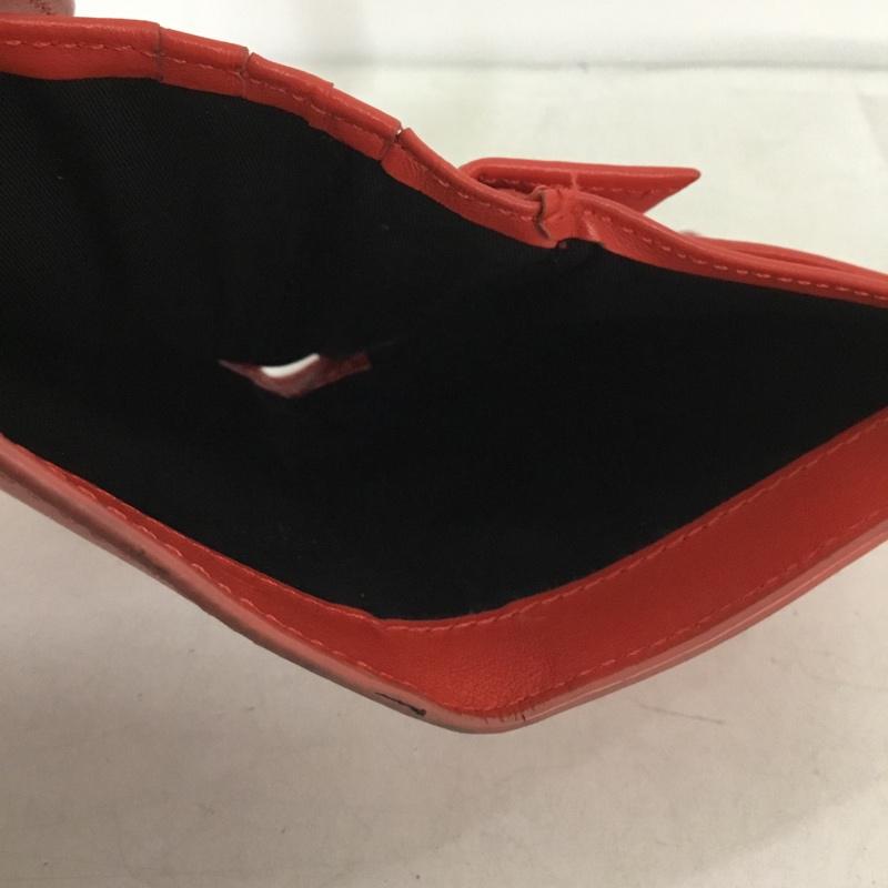 ディーゼル DIESEL 財布 二つ折り Dロゴ ロゴ、文字 赤 / レッド /  レディース USED 古着 中古 10138492