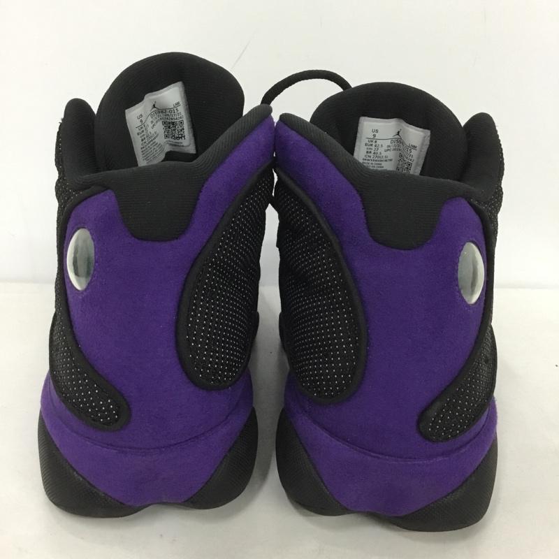 ナイキ NIKE スニーカー スニーカー DJ5982-015 AIR JORDAN 13 RETRO 27cm 27.0cm ワンポイント 黒 / ブラック / X 紫 / パープル /  メンズ USED 古着 中古 10142830