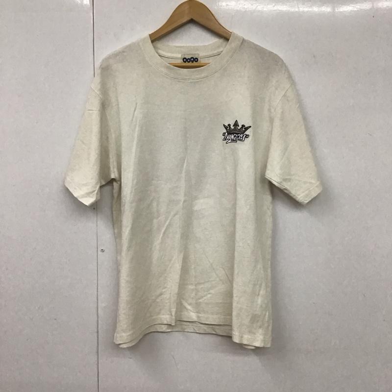 ナインティナインティ 9090 Tシャツ 半袖 半袖カットソー プリントTシャツ クルーネックカットソー M プリント 白 / ホワイト /  メンズ USED 古着 中古 10130659