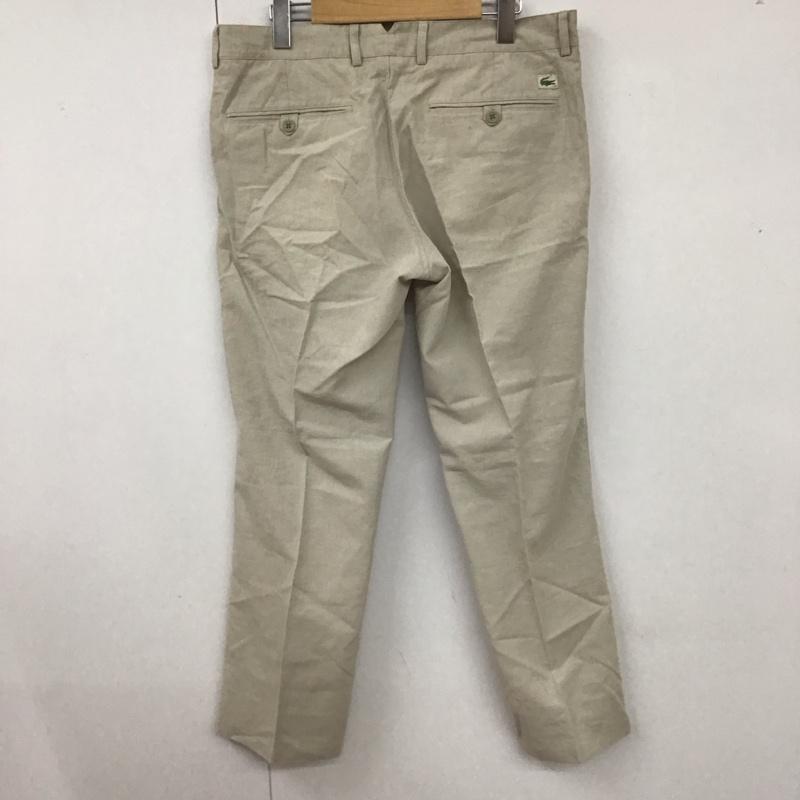 ラコステ LACOSTE パンツ チノパン チノパン ワイドパンツ カジュアルパンツ ストレートパンツ 無地 ベージュ / ベージュ /  メンズ USED 古着 中古 10111633
