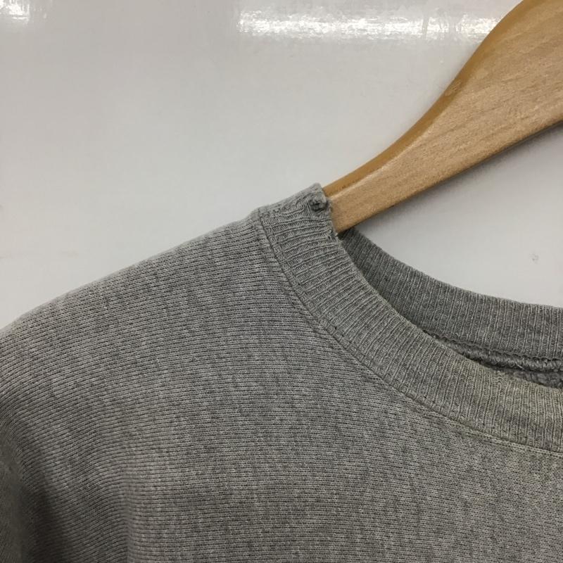 チャンピオン Campion トレーナー 長袖 XL ロゴ、文字 X プリント 灰 / グレー /  メンズ USED 古着 中古 10145640