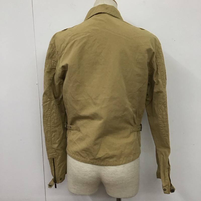アルマーニエクスチェンジ A/X ARMANIEXCHANGE ジャケット、上着 ジャケット、ブレザー ジップアップジャケット コットンライダースジャケット ジャンパー カジュアルジャケット S 無地 ベージュ / ベージュ /  メンズ USED 古着 中古 10106315