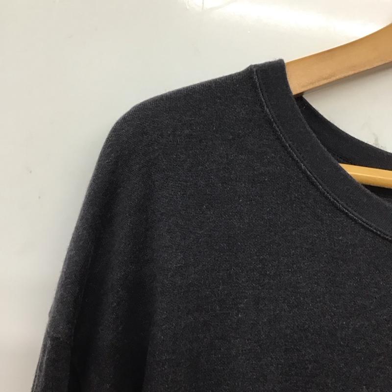 アメリカーナ AMERICANA ワンピース ロングスカート 長袖ワンピース ロングワンピース サイドジップ ロゴ、文字 紺 / ネイビー /  レディース USED 古着 中古 10142076