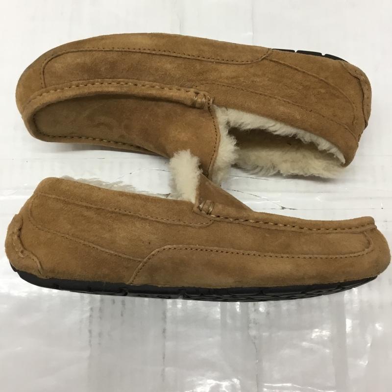 アグ UGG カジュアルシューズ カジュアルシューズ 5775 アスコット モカシン 25cm 25.0cm ロゴ、文字 茶 / ブラウン /  メンズ USED 古着 中古 10106517