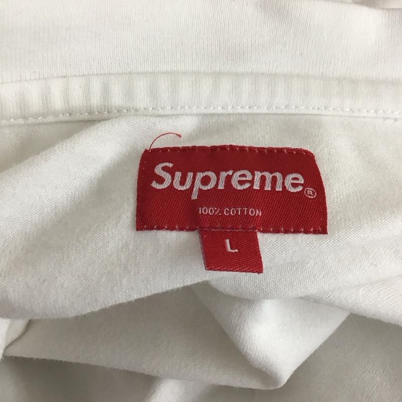 シュプリーム Supreme Tシャツ 半袖 SS24 スモールボックスロゴTシャツ 半袖カットソー クルーネックカットソー L ロゴ、文字 白 / ホワイト /  メンズ USED 古着 中古 10119458