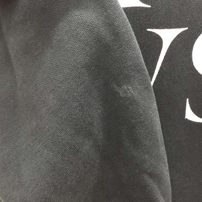 サタデーズ ニューヨークシティ Saturdays NYC トレーナー 長袖 長袖トレーナー スウェット クルーネック リブスウェットカットソー S ロゴ、文字 黒 / ブラック /  メンズ USED 古着 中古 10121919