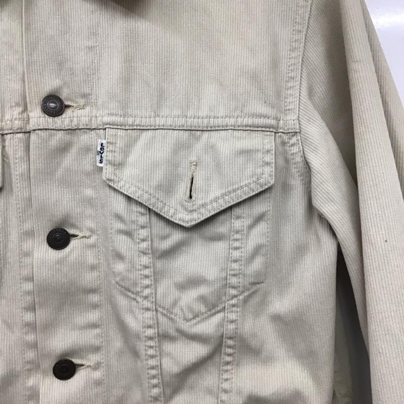 リーバイストラウスアンドコー Levi Strauss & co. ジャケット、上着 ジャケット、ブレザー コーデュロイジャケット カジュアルジャケット アウター 38 無地 アイボリー / アイボリー /  メンズ USED 古着 中古 10150363