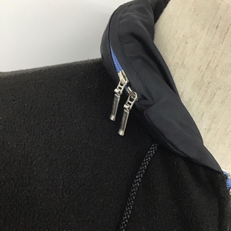 バーバリーブラックレーベル BURBERRY BLACK LABEL ジャケット、上着 ジャンパー、ブルゾン ジップアップジャケット ジャンパー フリースジャケット カジュアルジャケット アウター 2 ロゴ、文字 黒 / ブラック /  メンズ USED 古着 中古 10107692