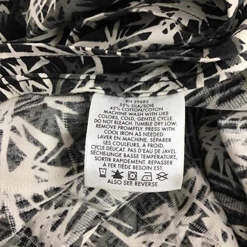 ペンドルトン PENDLETON シャツ、ブラウス 半袖 半袖シャツ プリントシャツ ポケットシャツ L プリント 白 / ホワイト / X 黒 / ブラック / X 灰 / グレー /  メンズ USED 古着 中古 10132899