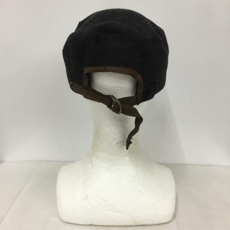 ニューエラ NEW ERA 帽子 キャップ ワークキャップ ウール ロゴ、文字 チャコールグレー / チャコールグレー /  メンズ USED 古着 中古 10133822