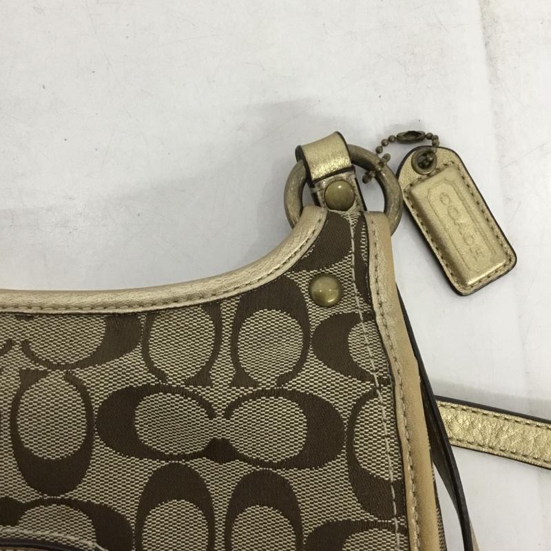 コーチ COACH ショルダーバッグ ショルダーバッグ F10567 シグネチャー 総柄 ベージュ / ベージュ /  レディース USED 古着 中古 10147726